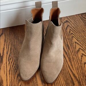 Tan Suede Ankle Boots